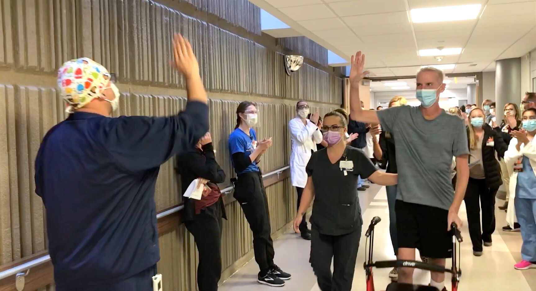 Leaving hospital